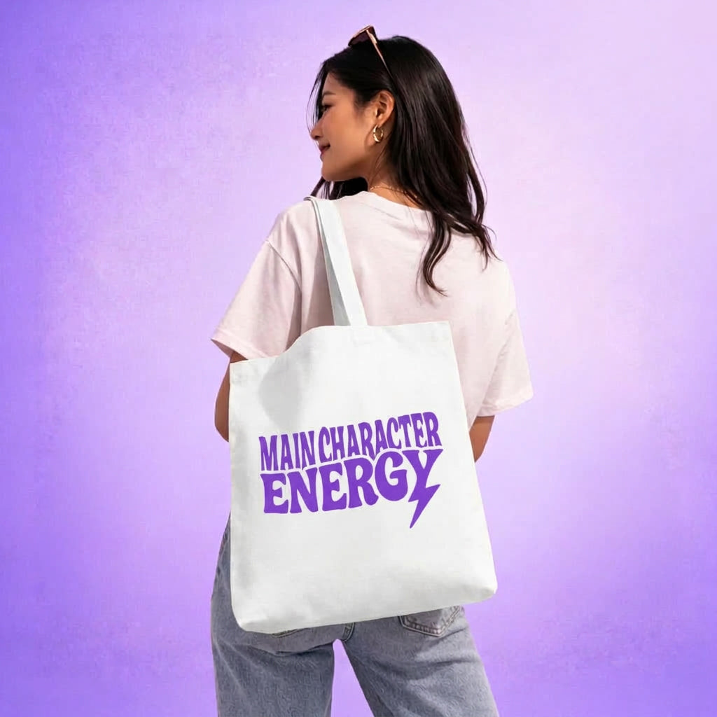 Main Character Energy - Tote bag (violet)