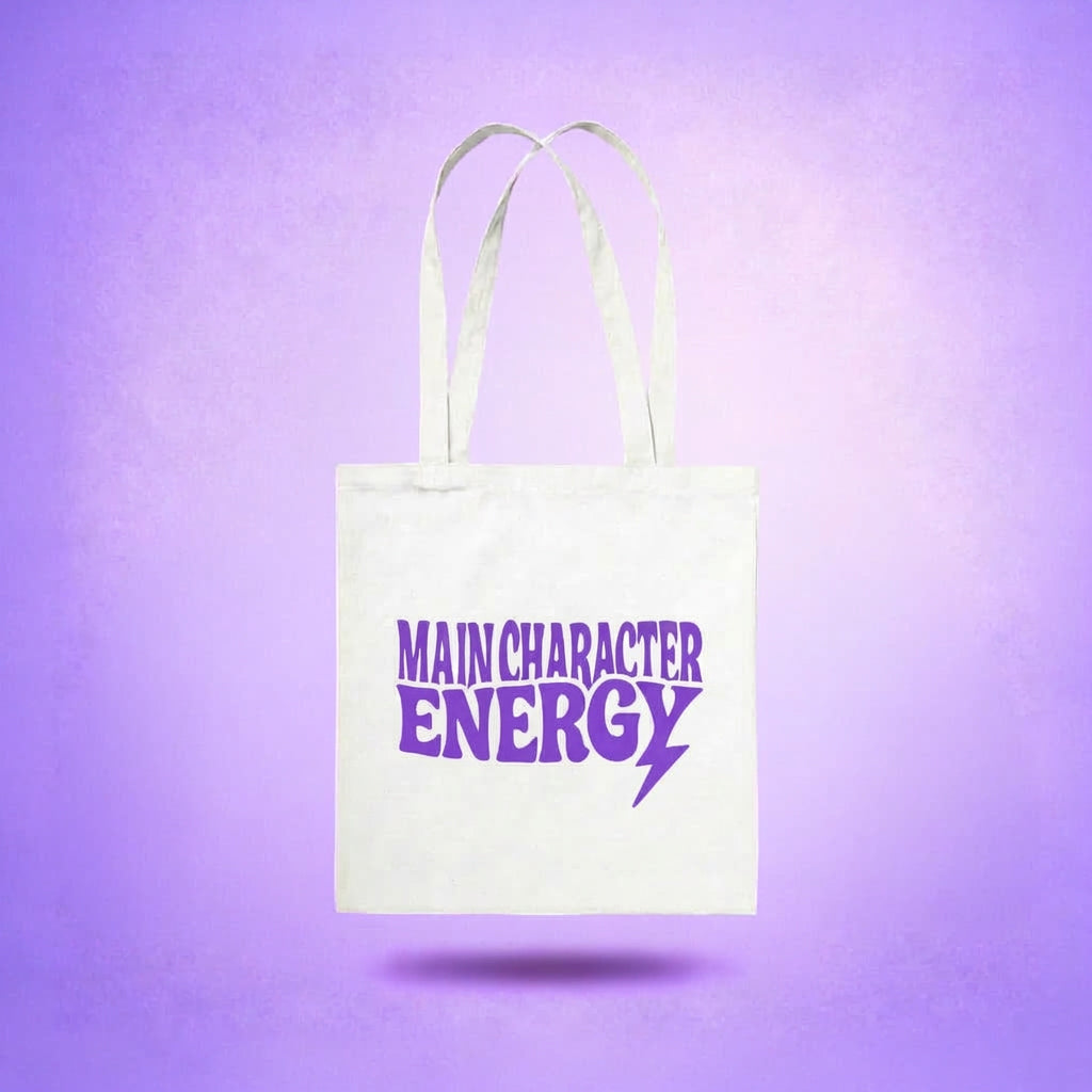 Main Character Energy - Tote bag (violet)