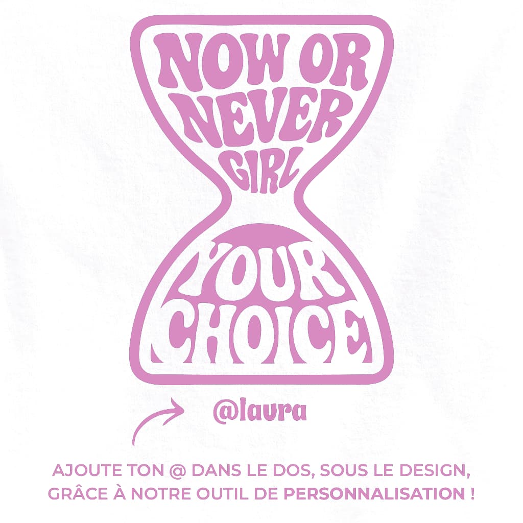 Now Or Never Girl - Gourde (rose)