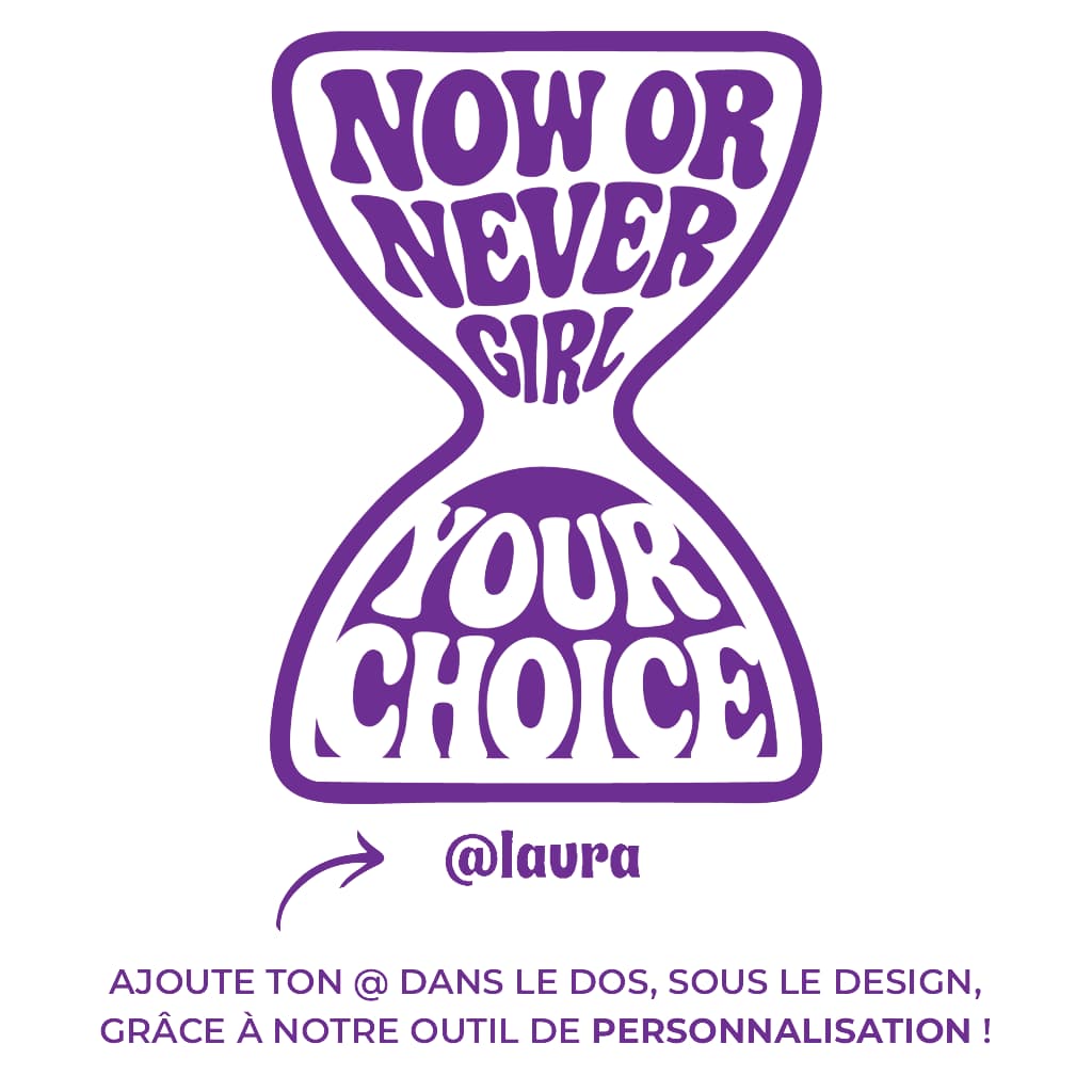 Now Or Never Girl - Gourde (violet)