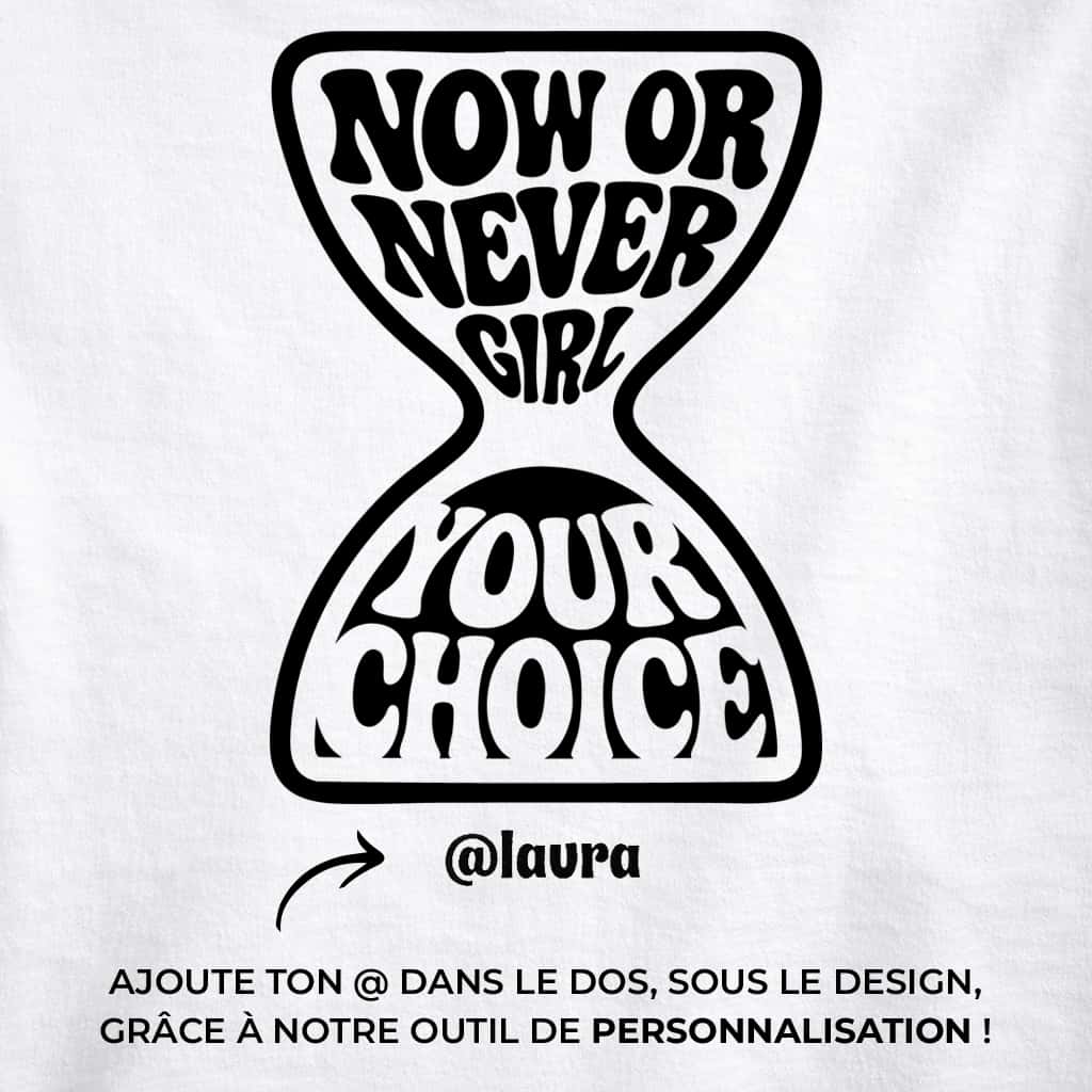 Now Or Never Girl - Tote bag