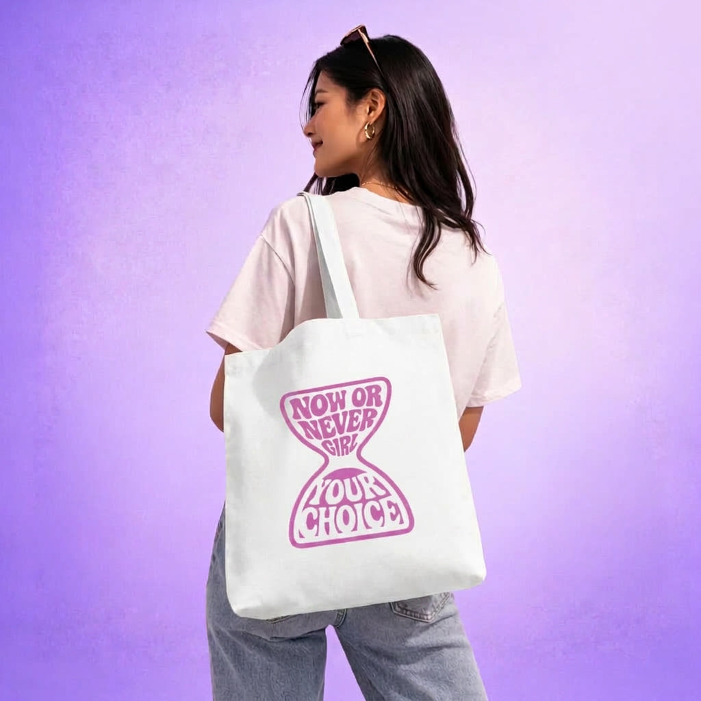 Now Or Never Girl - Tote bag (rose)