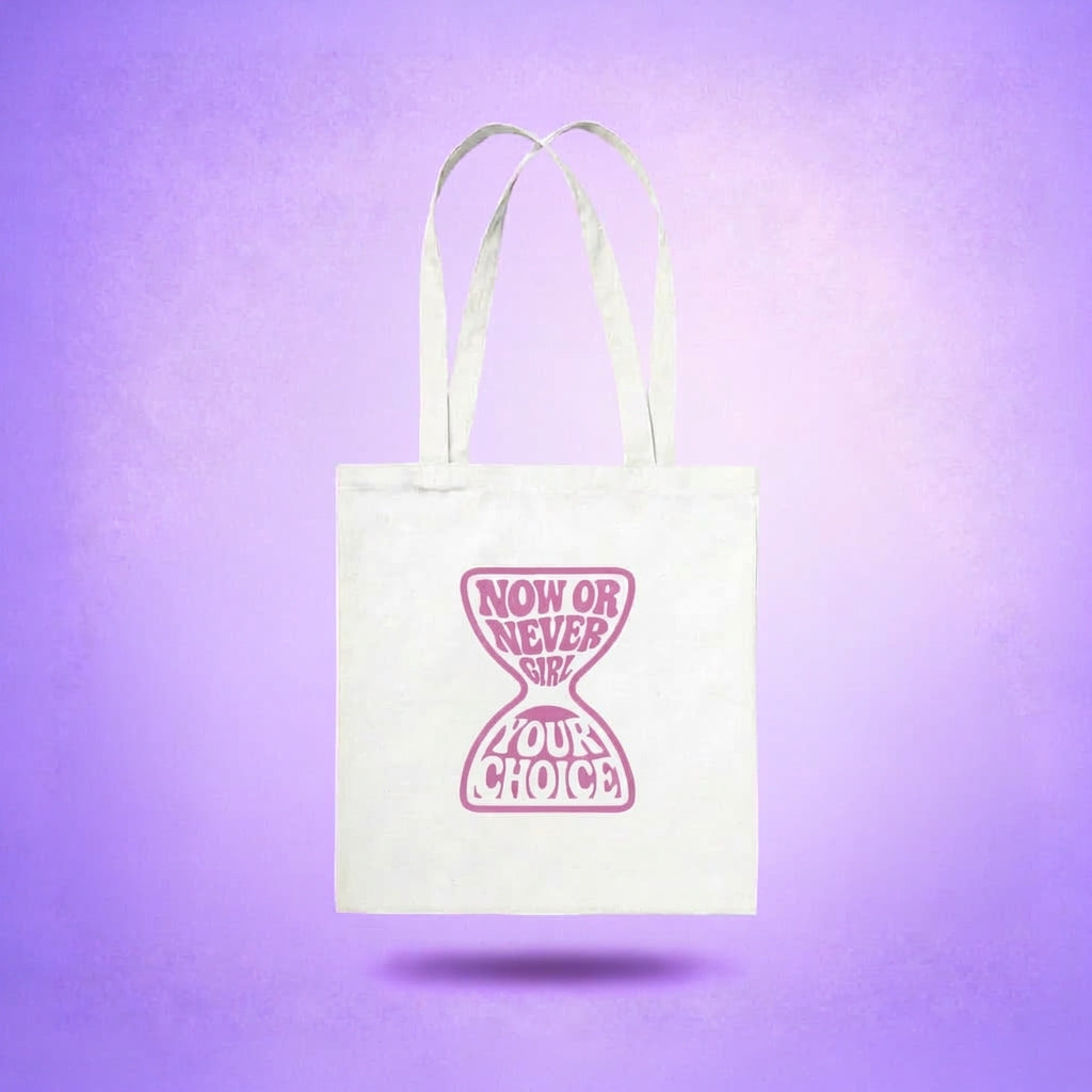 Now Or Never Girl - Tote bag (rose)