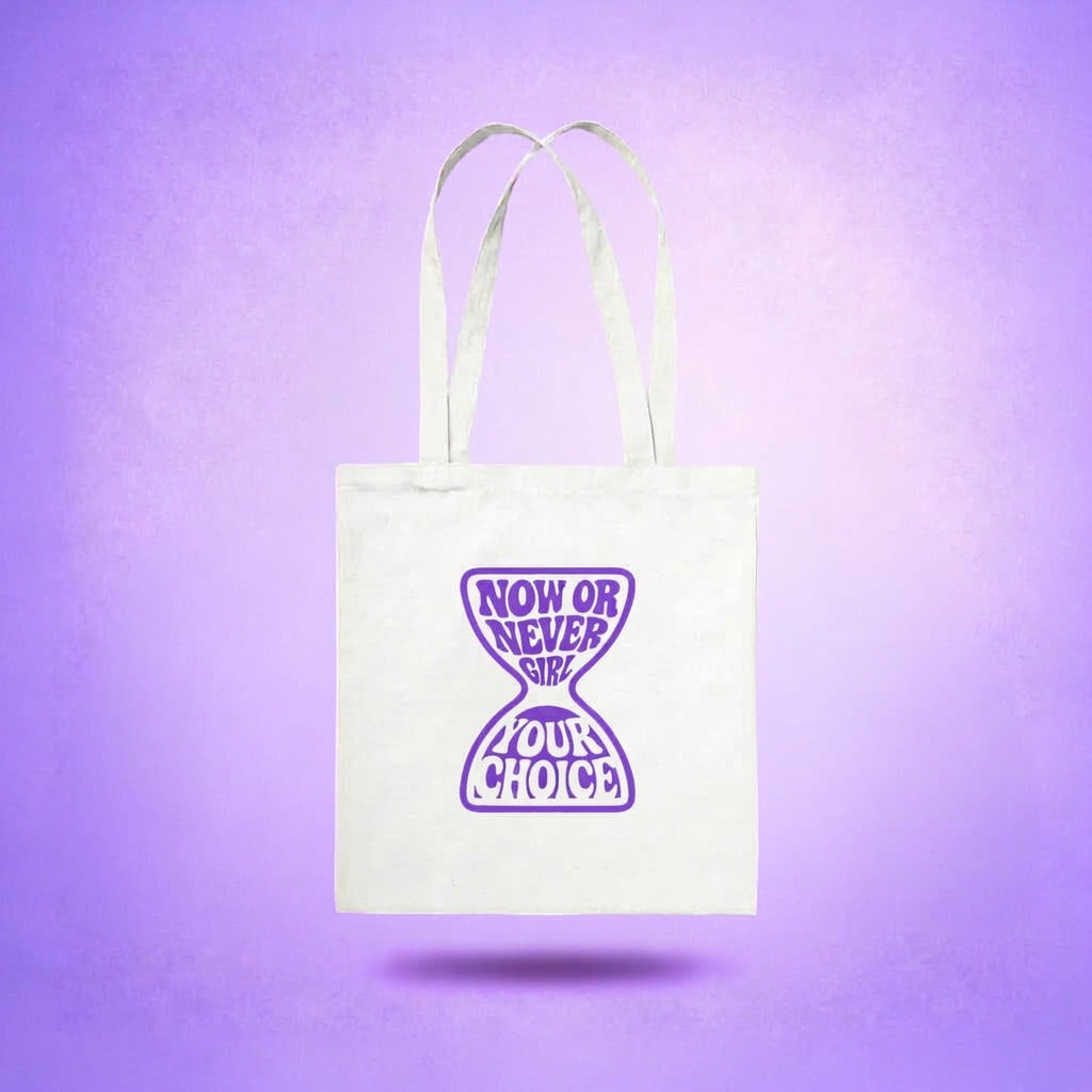Now Or Never Girl - Tote bag (violet)