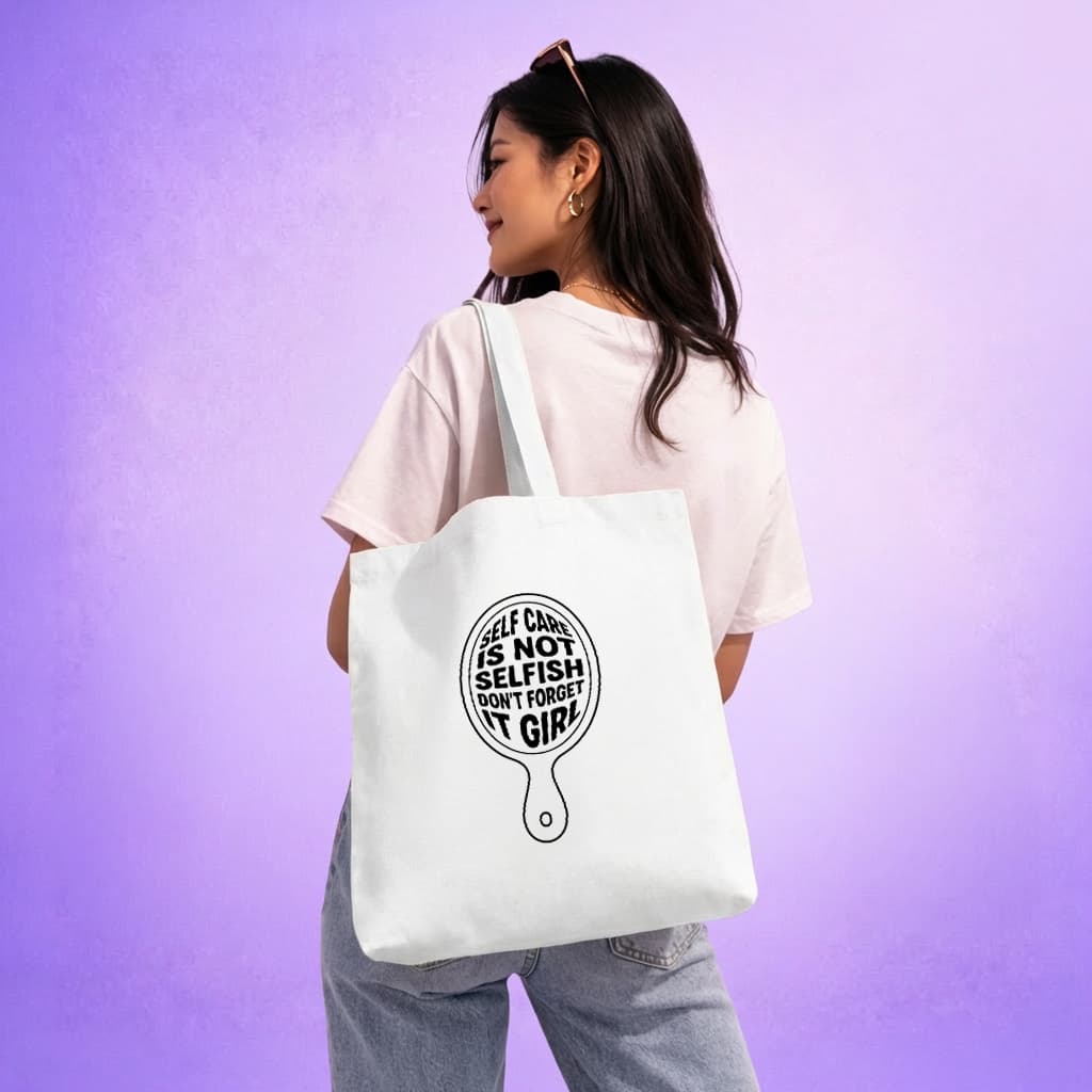 Self Care - Tote bag (noir)