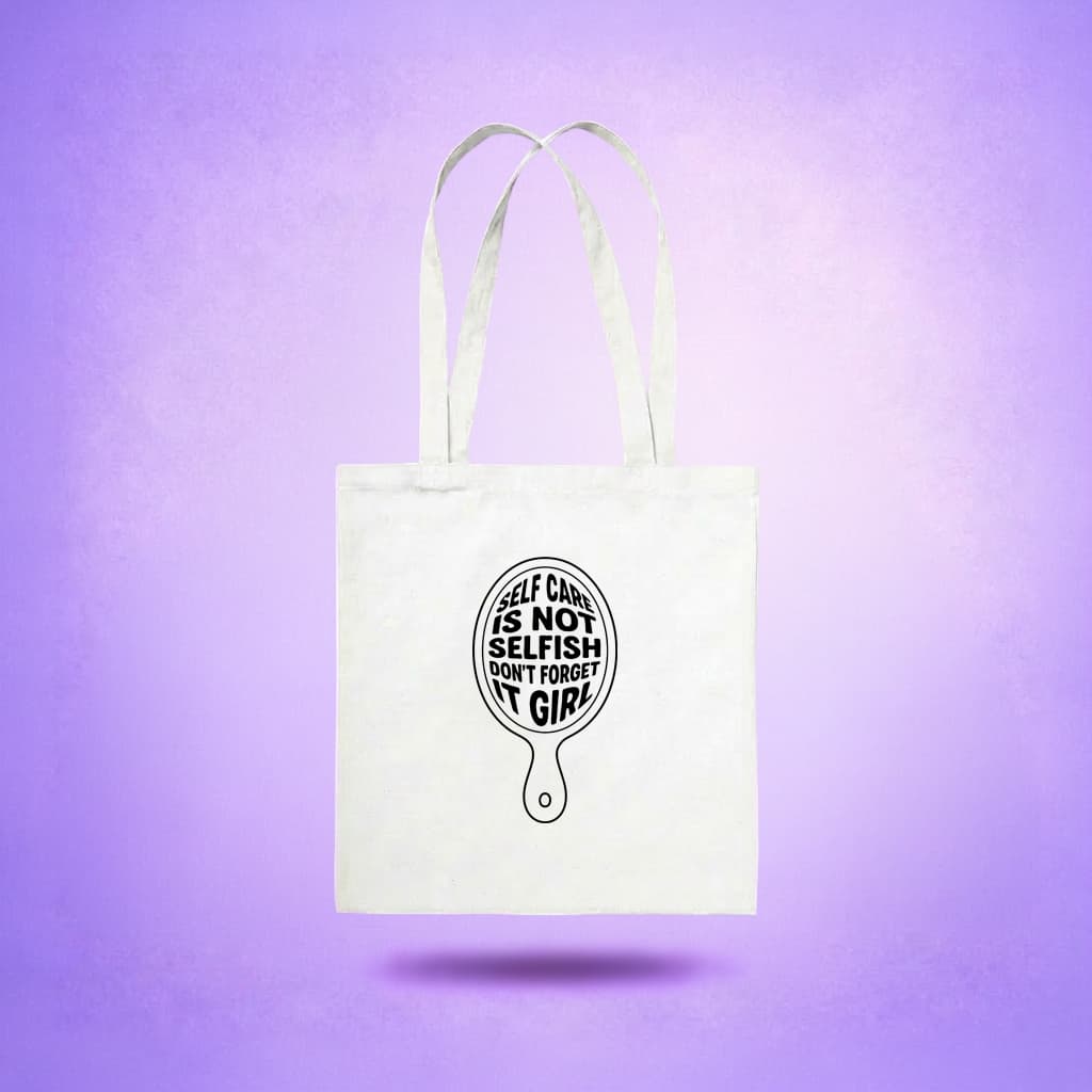 Self Care - Tote bag (noir)