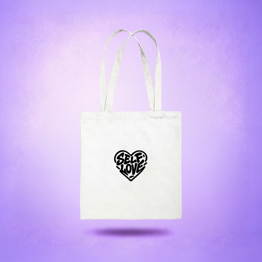 Self Care - Tote bag (noir)