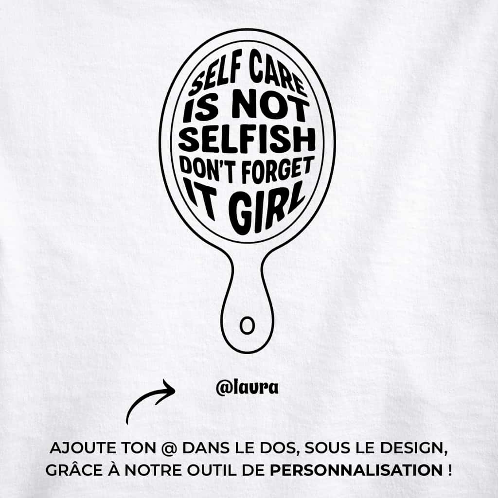 Self Care - Tote bag (noir)