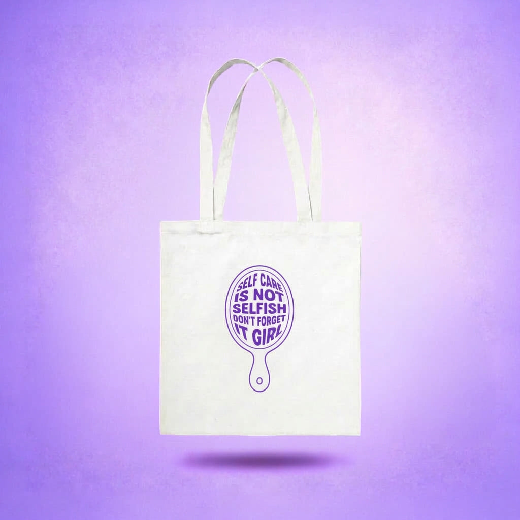 Self Care - Tote bag (violet)