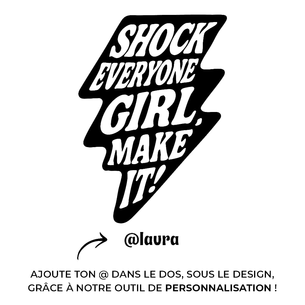 Shock Everyone - Gourde (noir)