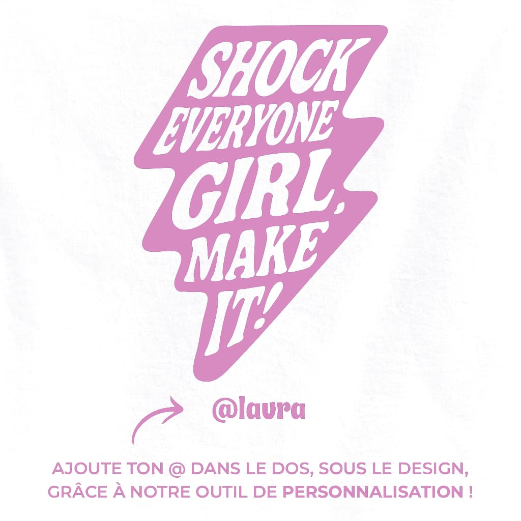 Shock Everyone - Gourde (rose)