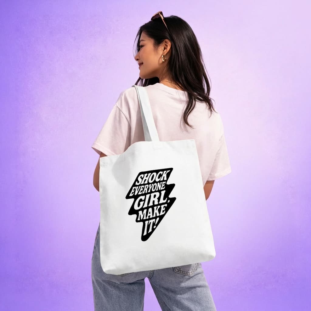 Shock Everyone - Tote bag (noir)
