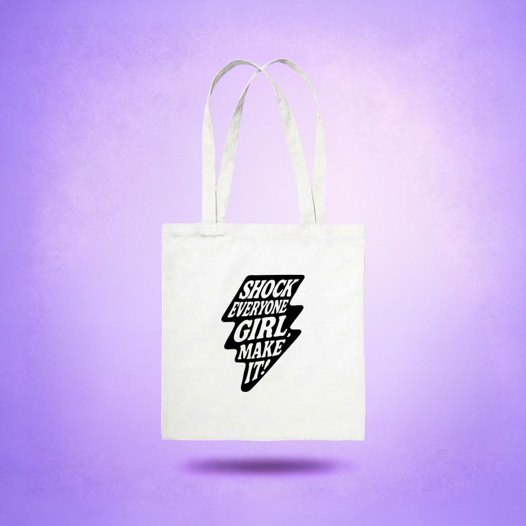 Shock Everyone - Tote bag (noir)