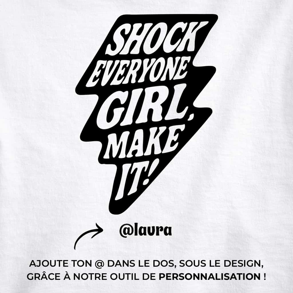 Shock Everyone - Tote bag (noir)
