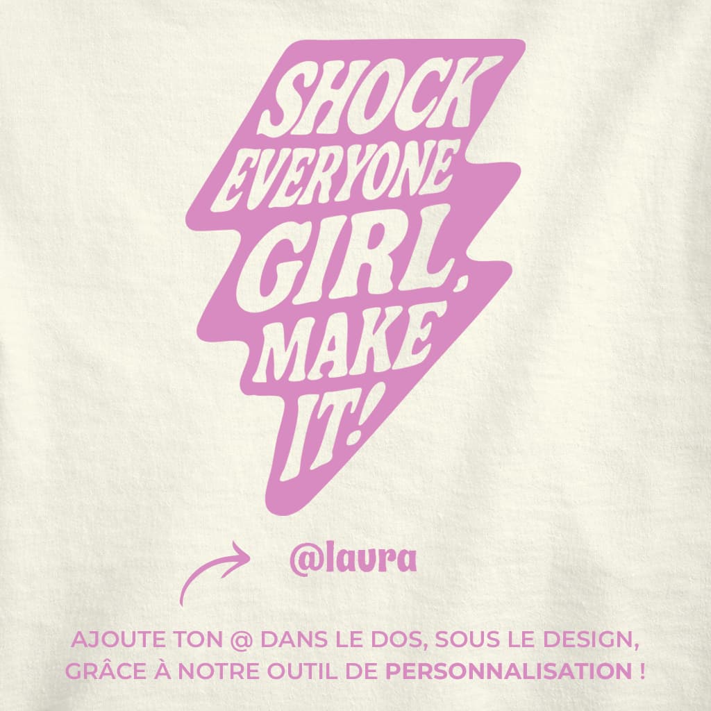 Shock Everyone - Tote bag (rose)